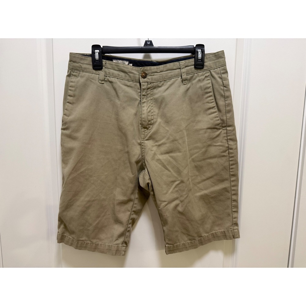 Volcom Corpo Class Mens Khaki Chino Shorts Tan Size 31 Skater‎ Streetwear